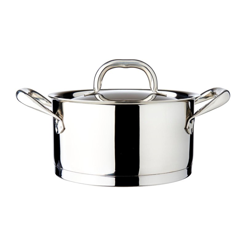 Dolphin Collection Stainless Steel Saucepot With Lid 18cm 1 S