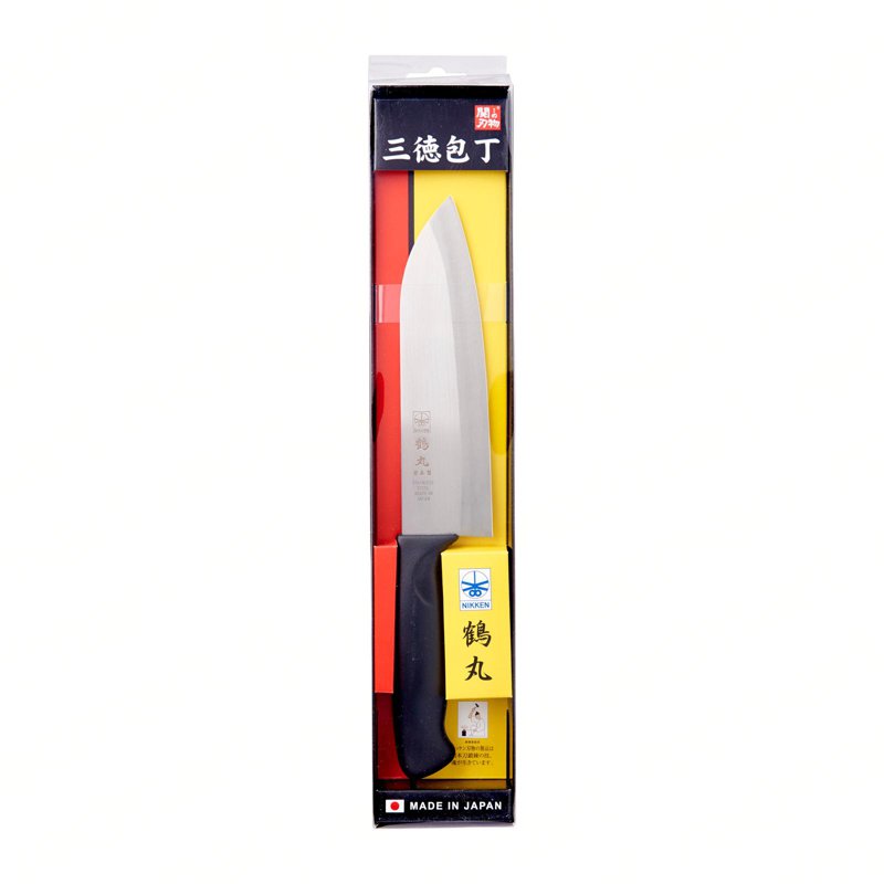 Nikken Tsurumaru Stainless Steel Japanese Knife (Santoku) 1 S
