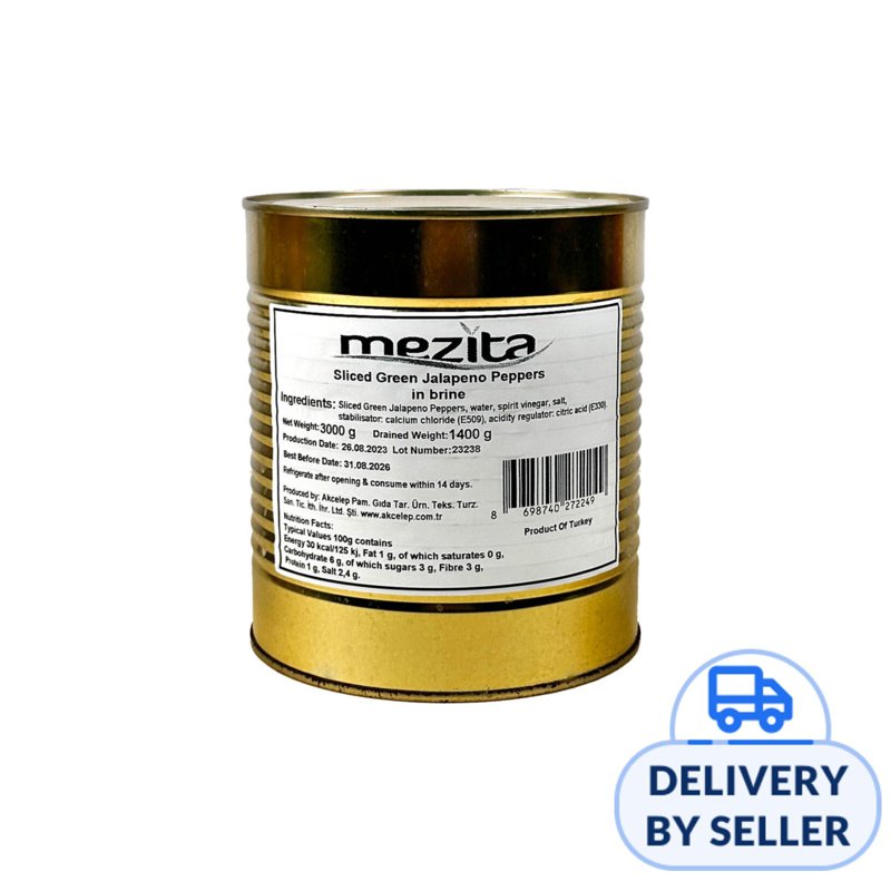 Mezita Sliced Green Jalapeno Peppers
