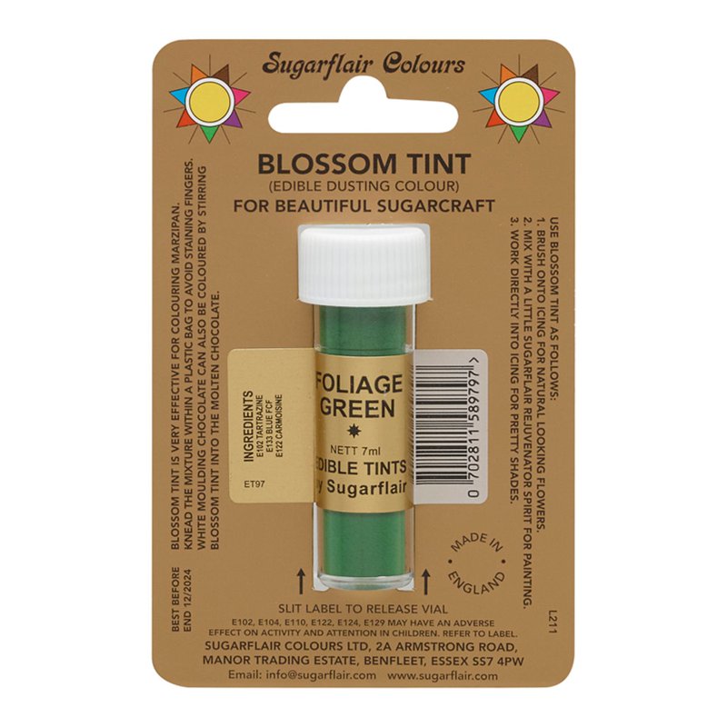 Sugarflair Blossom Tint (Edible Dusting) - Foliage Green