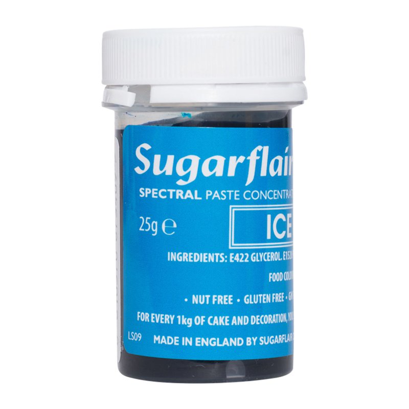 Sugarflair Spectral Paste Colour - Ice Blue