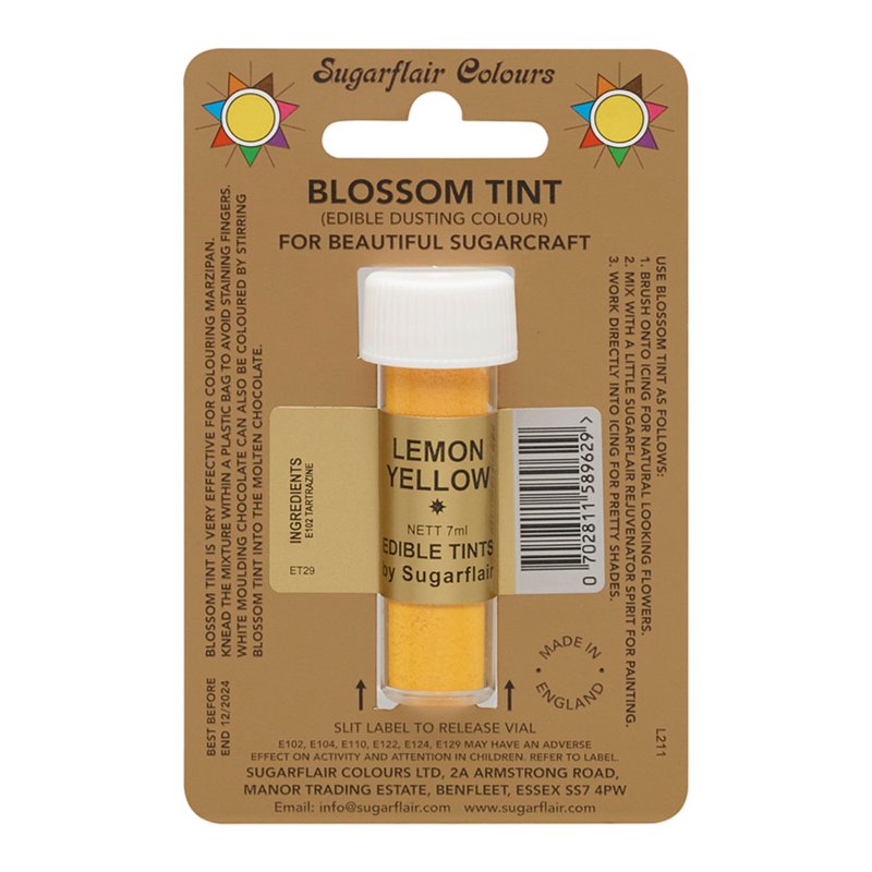 Sugarflair Blossom Tint (Edible Dusting) - Lemon Yellow