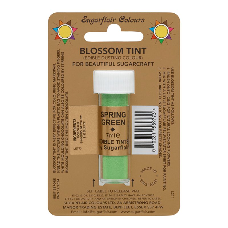 Sugarflair Blossom Tint (Edible Dusting) - Spring Green
