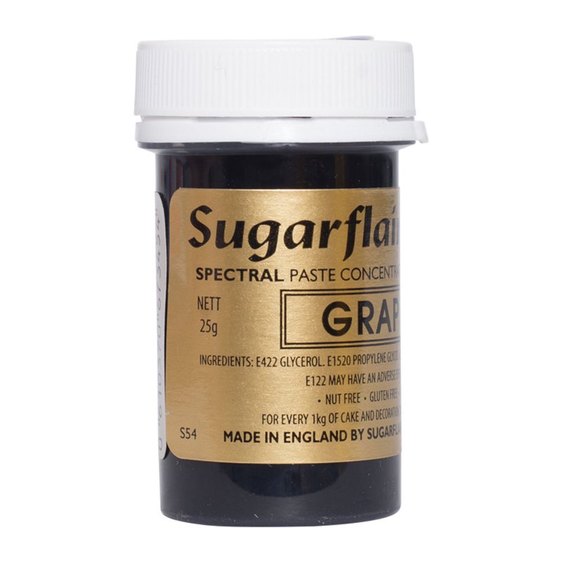 Sugarflair Spectral Paste Colour - Grape Violet