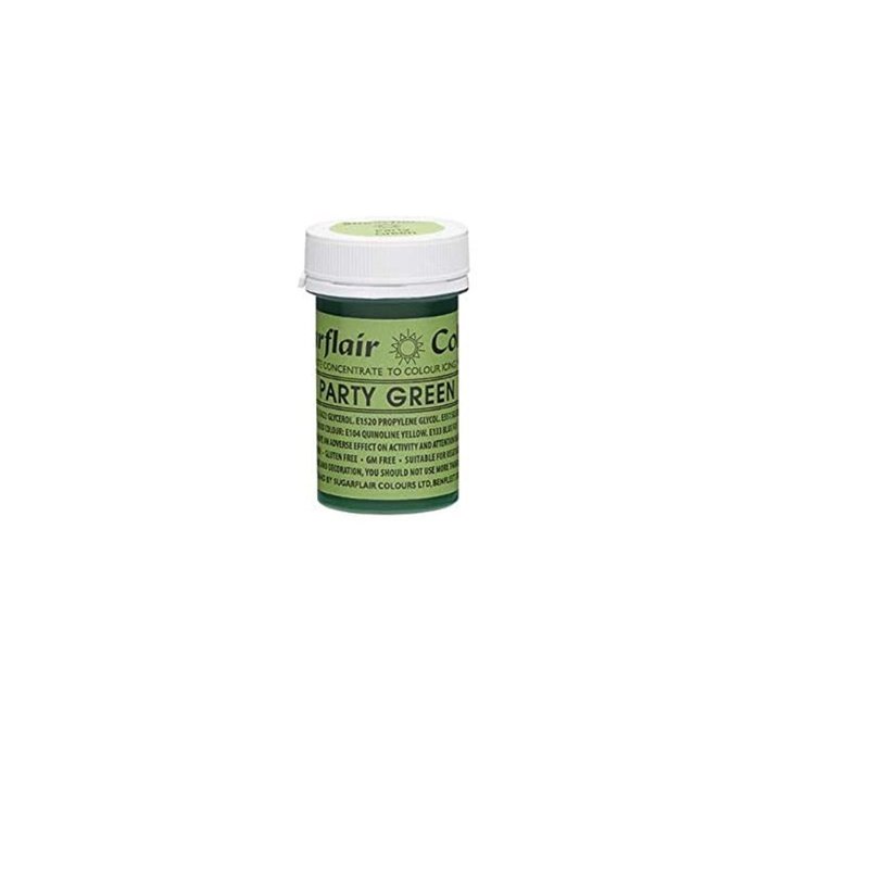 Sugarflair Spectral Food Colouring Paste - Party Green