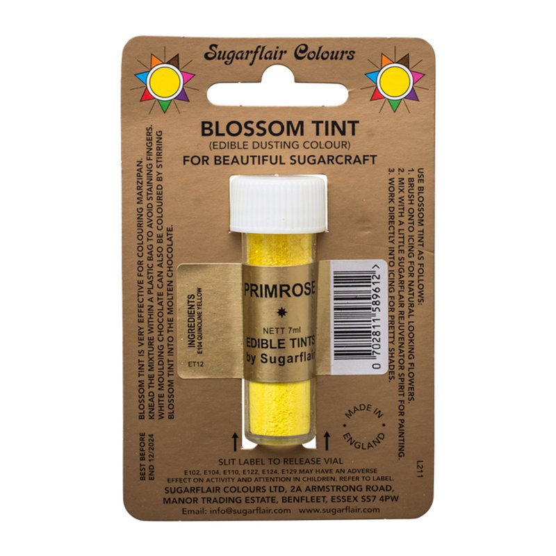 Sugarflair Blossom Tint (Edible Dusting Colour) - Primrose