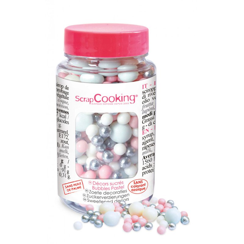 ScrapCooking Sugar Sprinkles - Pastel Bubbles