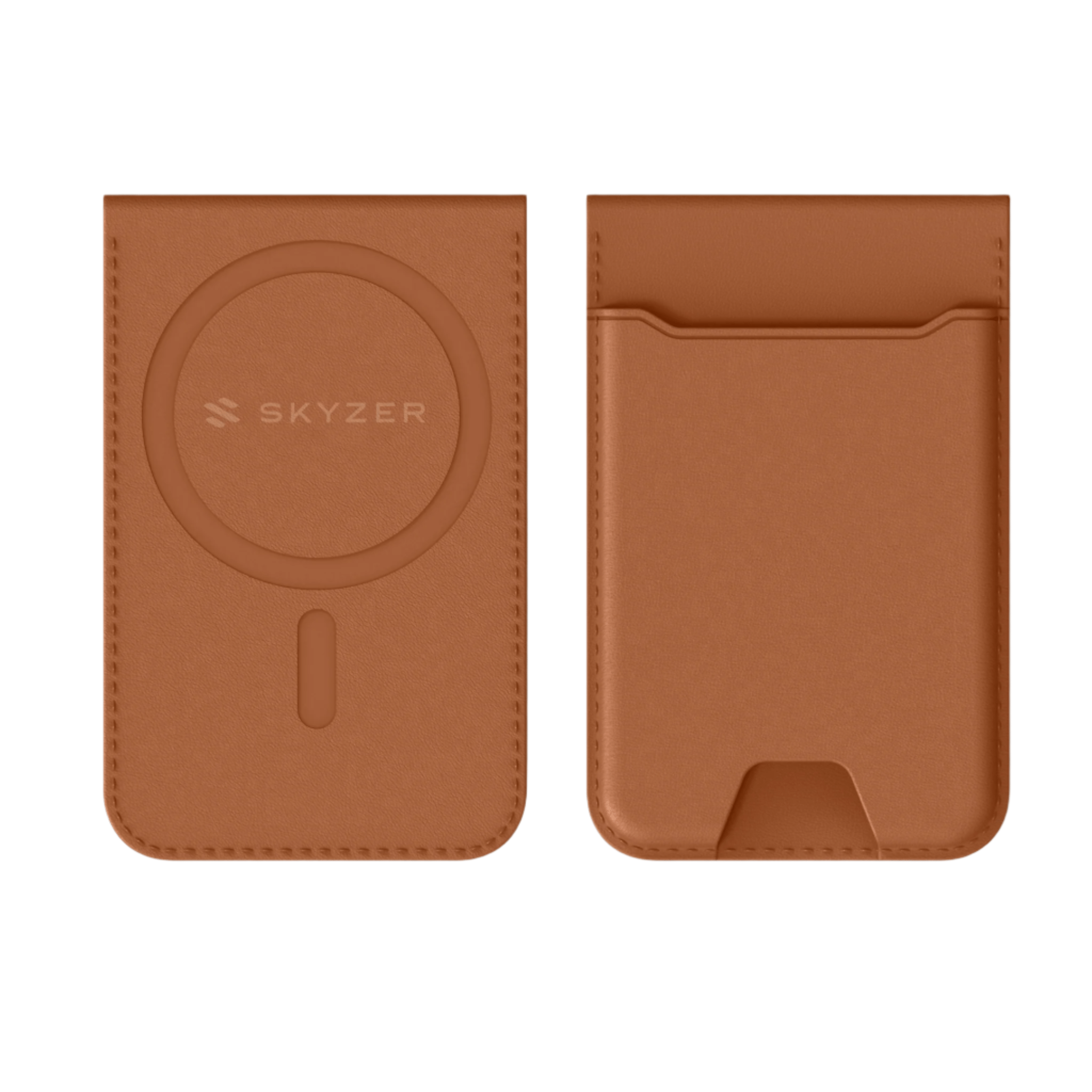 Skyzer MF05 Find My RFID Card Holder Wallet, Brown 1 S