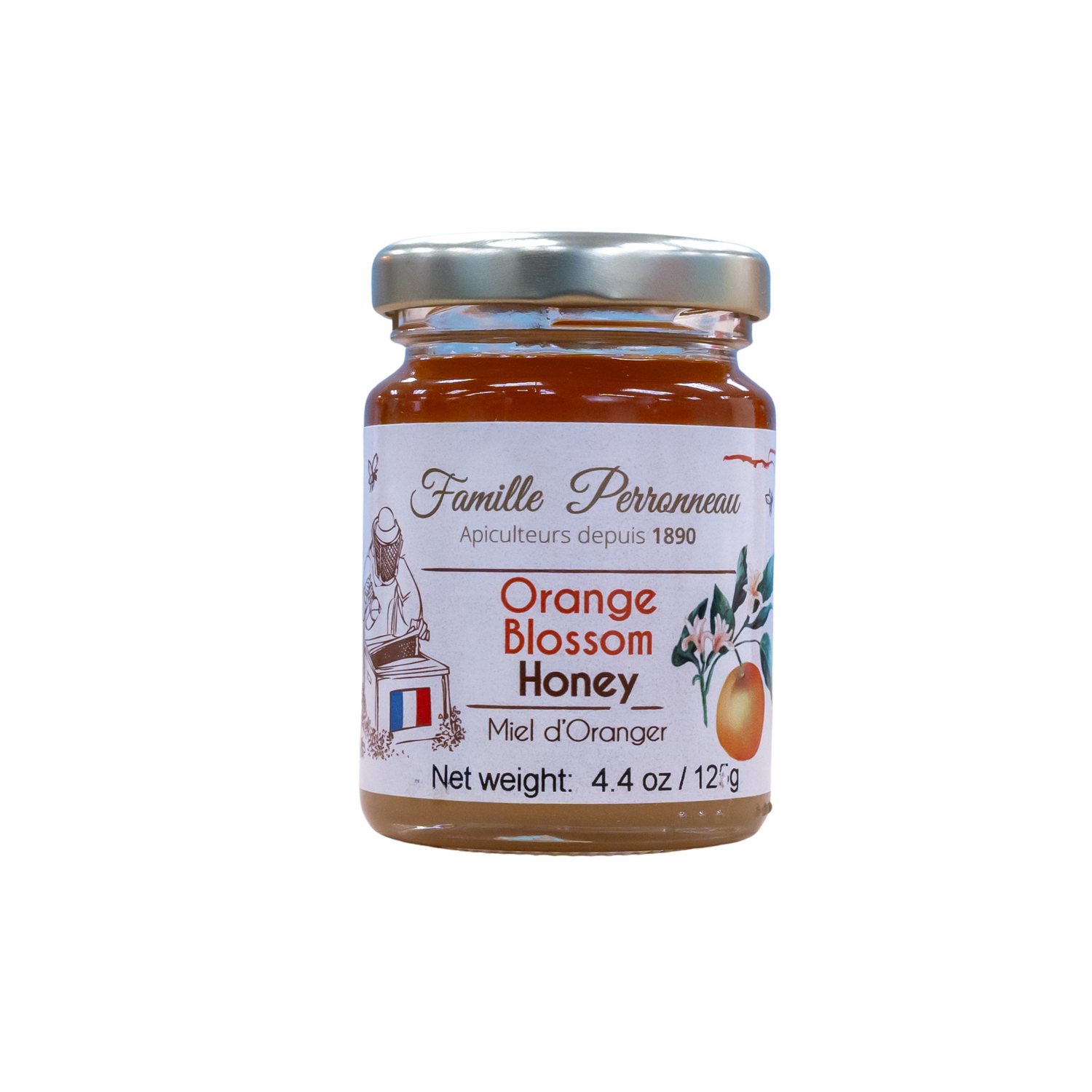 Famille Perronneau Orange Blossom Raw Honey