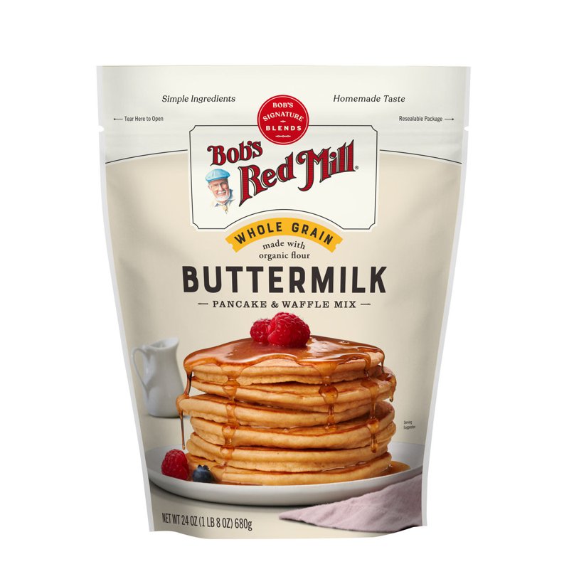 BOB'S RED MILL Pancake & Waffle Mix - Whole Grain Buttermilk