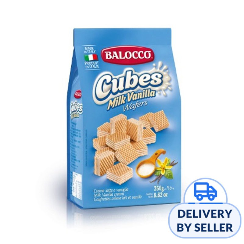 Balocco Wafers Cubes - Milk Vanilla