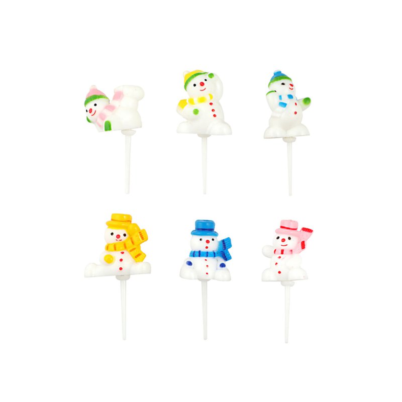 RedMan X'Mas Colorful Snowman (30mm) 6 S