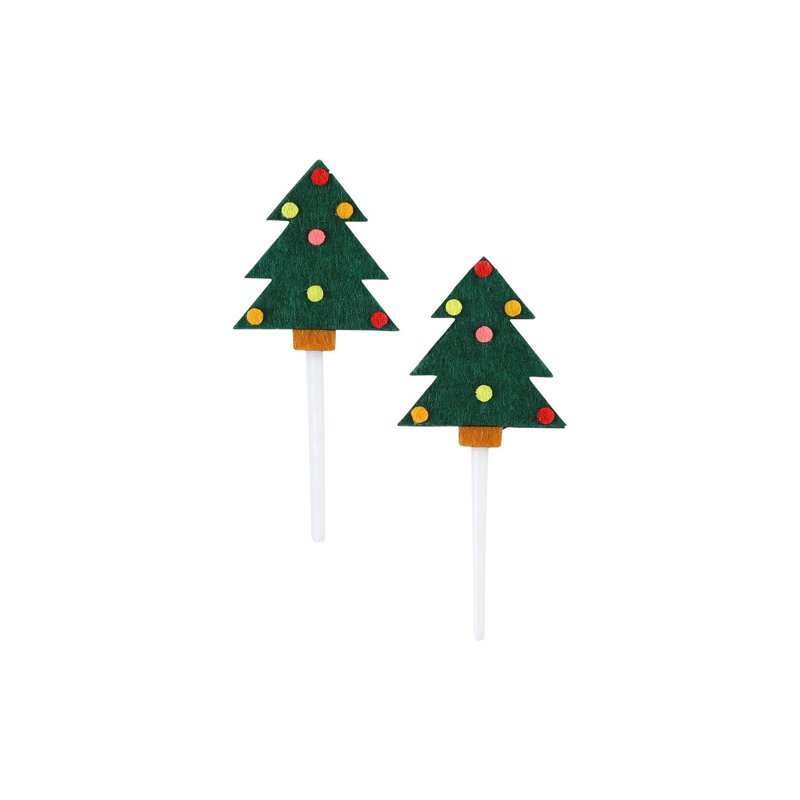 RedMan Decor On Pick - X'Mas Tree (30 x 70mm) 2 S