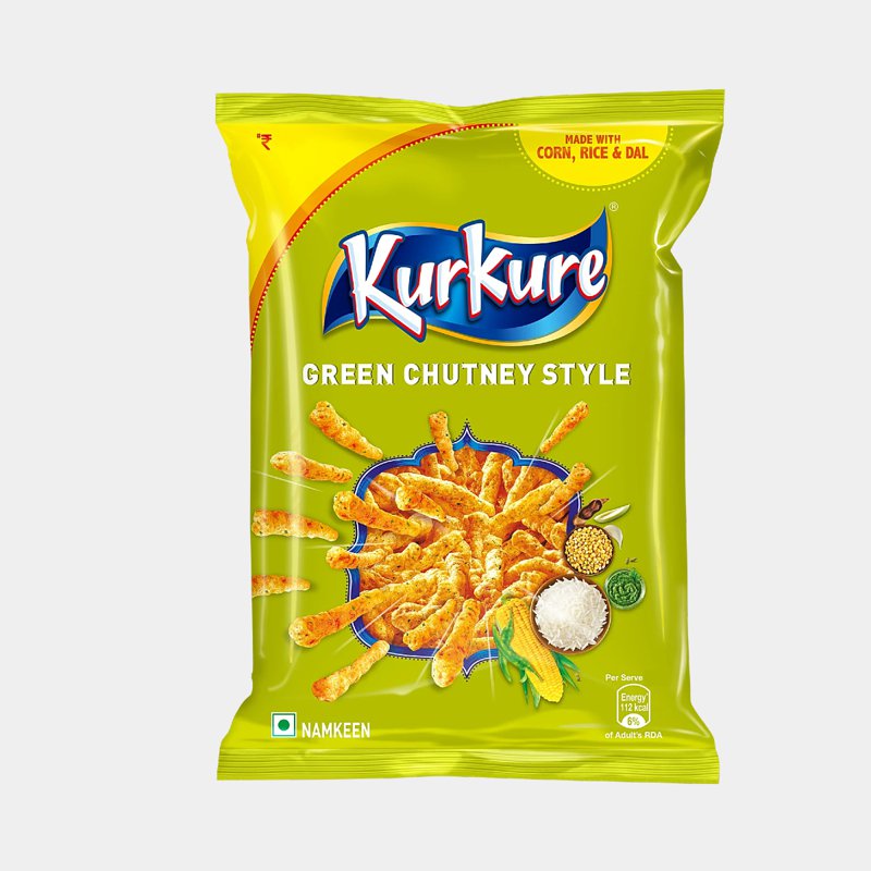 Kurkure Green chutney style