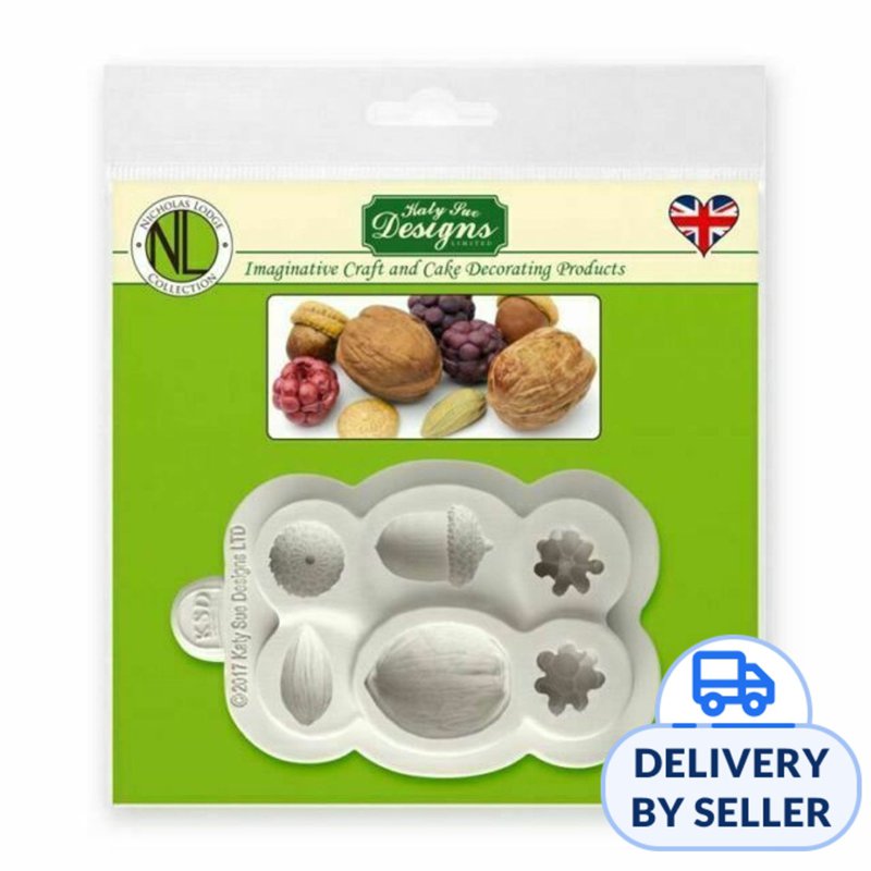 Katy Sue Silicone Mould - Nut & Berry 1 S