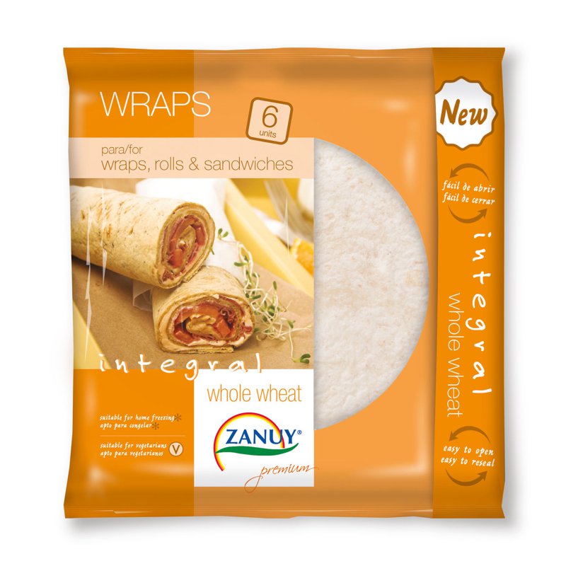 Zanuy Whole Wheat Wraps