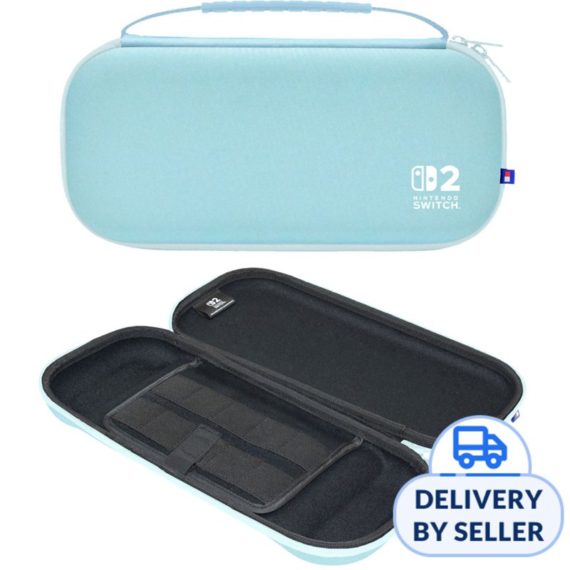HORI Slim Tough Pouch Plus for Nintendo Switch 2- Pastel Blue