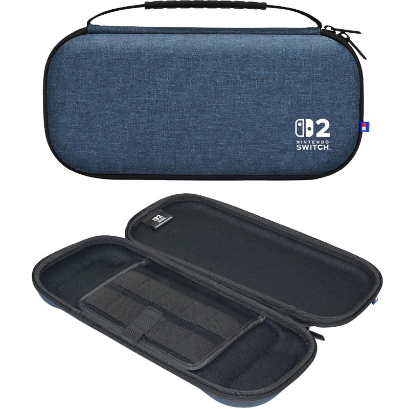 HORI Slim Tough Pouch Plus for Nintendo Switch 2- Indigo Blue