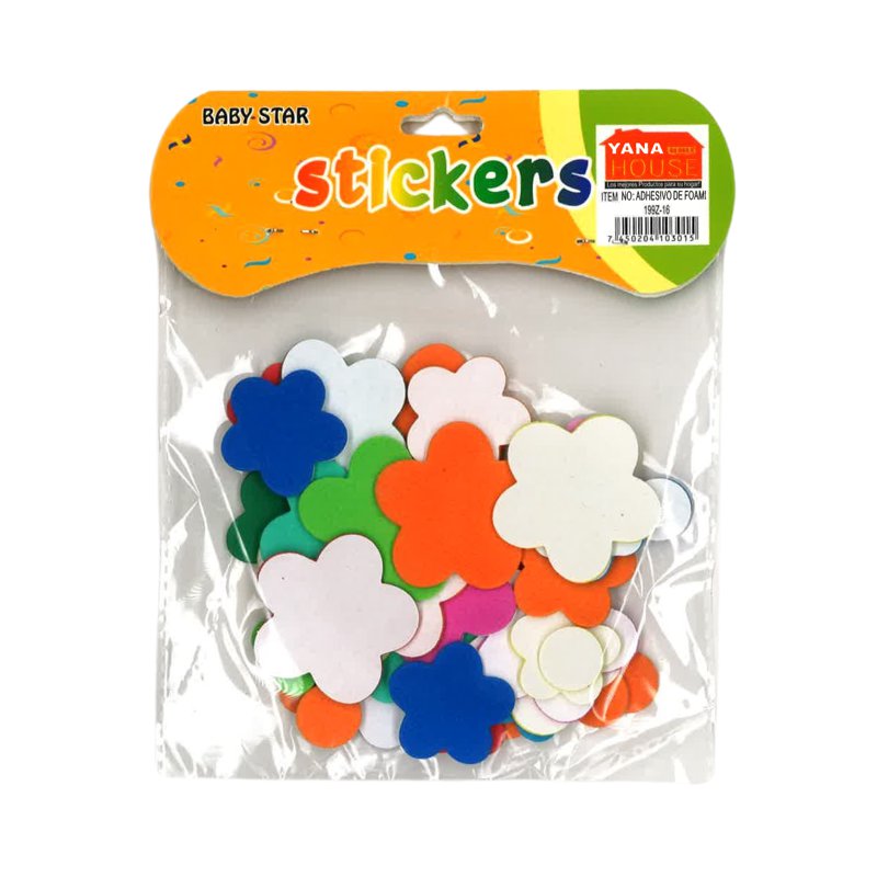 CozyNest Baby Star Stickers - Flower