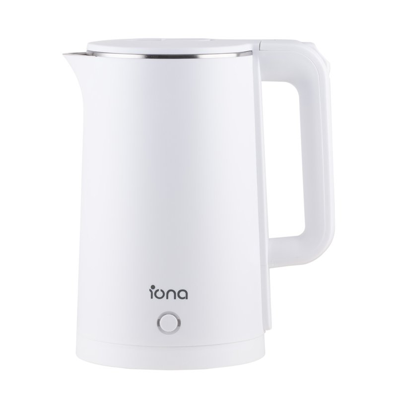 Iona Stainless Steel Electric Kettle - White(GLK1803W)