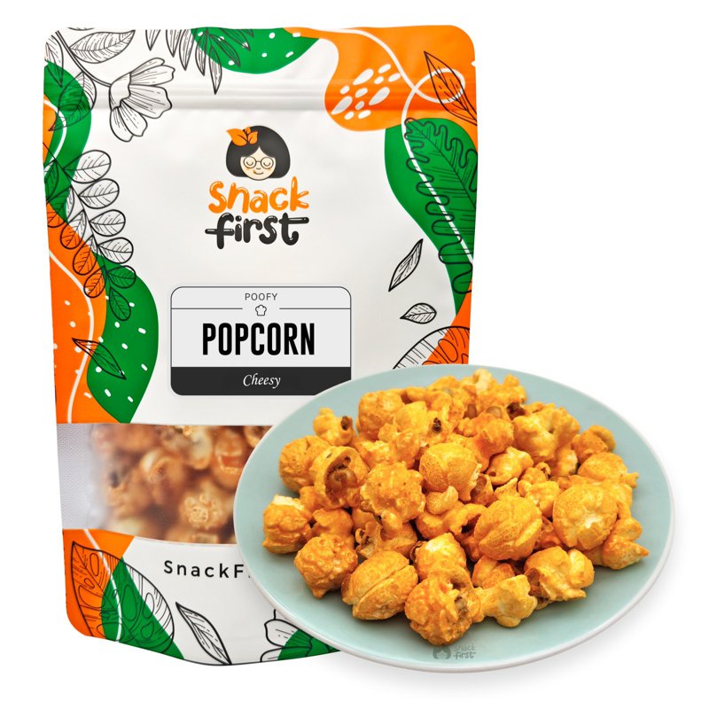SnackFirst Cheesy Poofy Popcorn - Fresh Snacks From SG