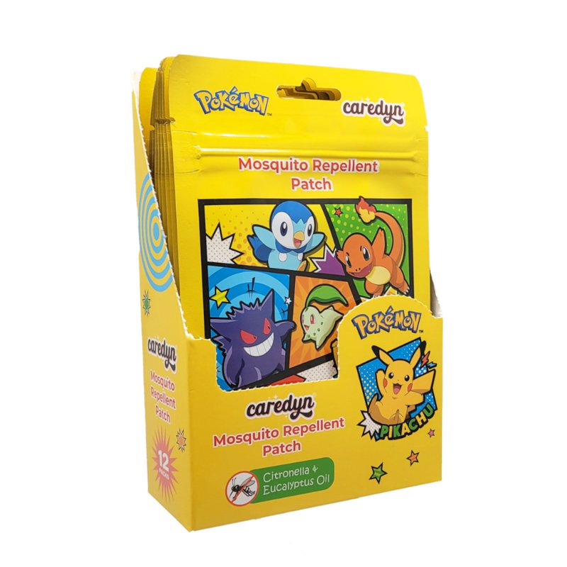 Caredyn Pokemon Mosquito Repellent Patch 12 x 18 S