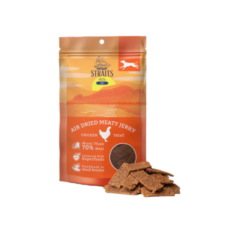 Straits Pets Air Dried Meaty Jerky Treat - Chicken