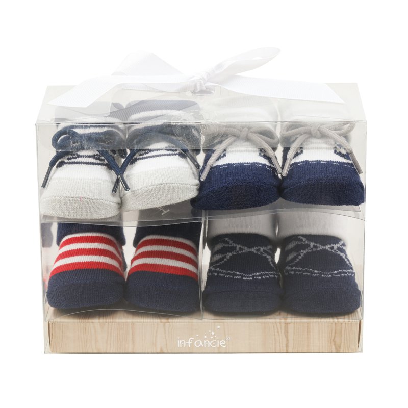 Baby Socks 0-6m Gift Box - Laced-up 1 S