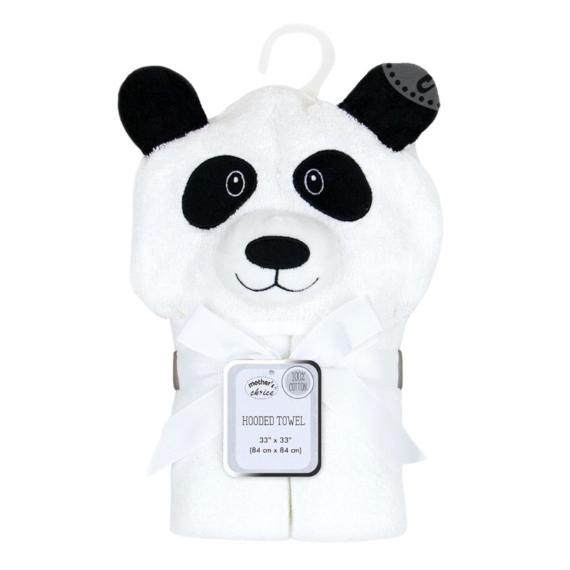 Mother's Choice Cotton Baby 3D Hooded Towel - Panda