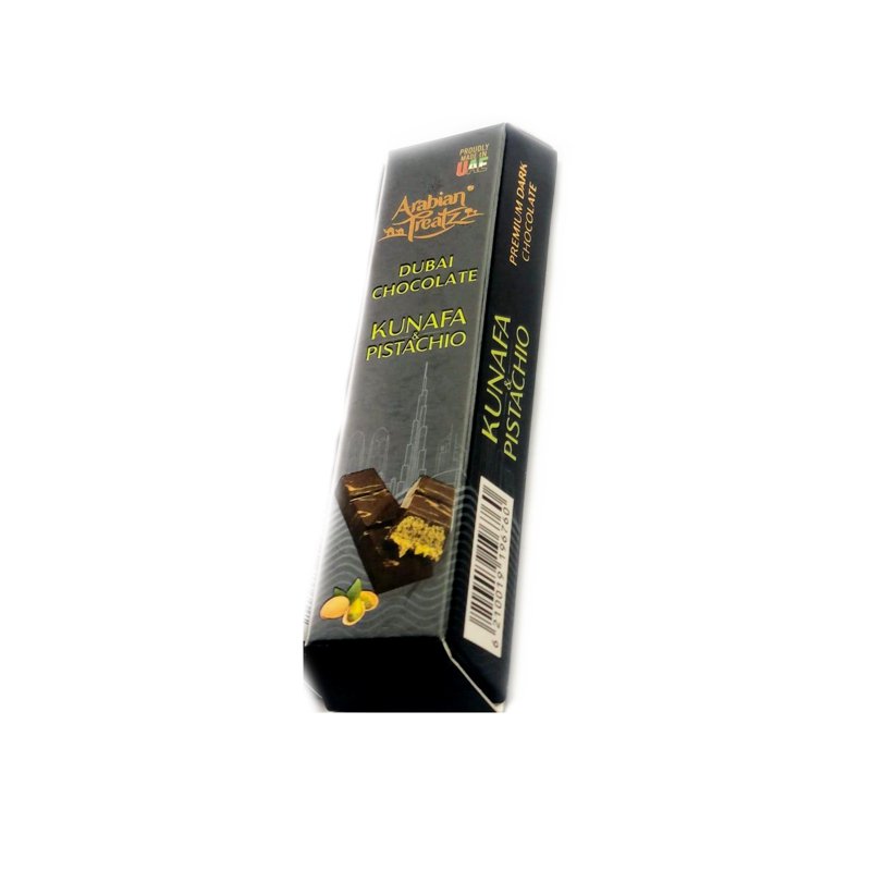 Arabian Treatz Premium Pistachio Kunafa Dark chocolate