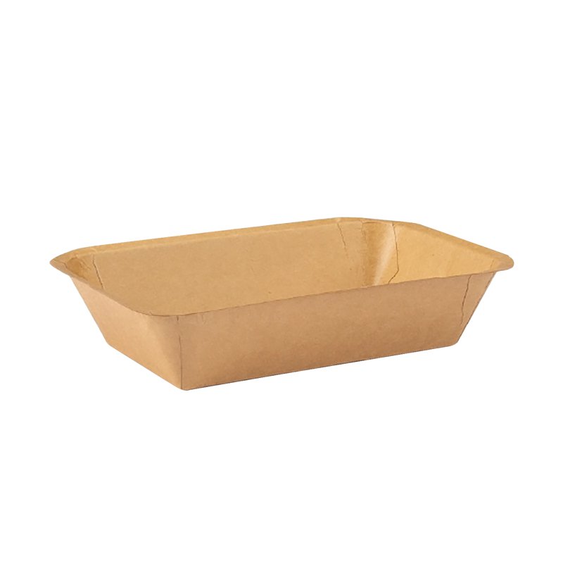 Kraft Paper Tray 21 X 13cm 1 S