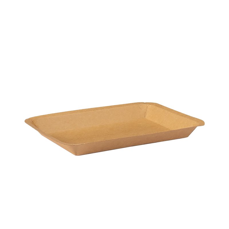 Kraft Paper Tray 20 X 16cm 1 S