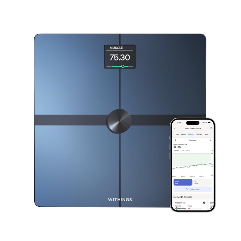 Withings Body Smart, Body comp, Heart Rate - Black 1 S