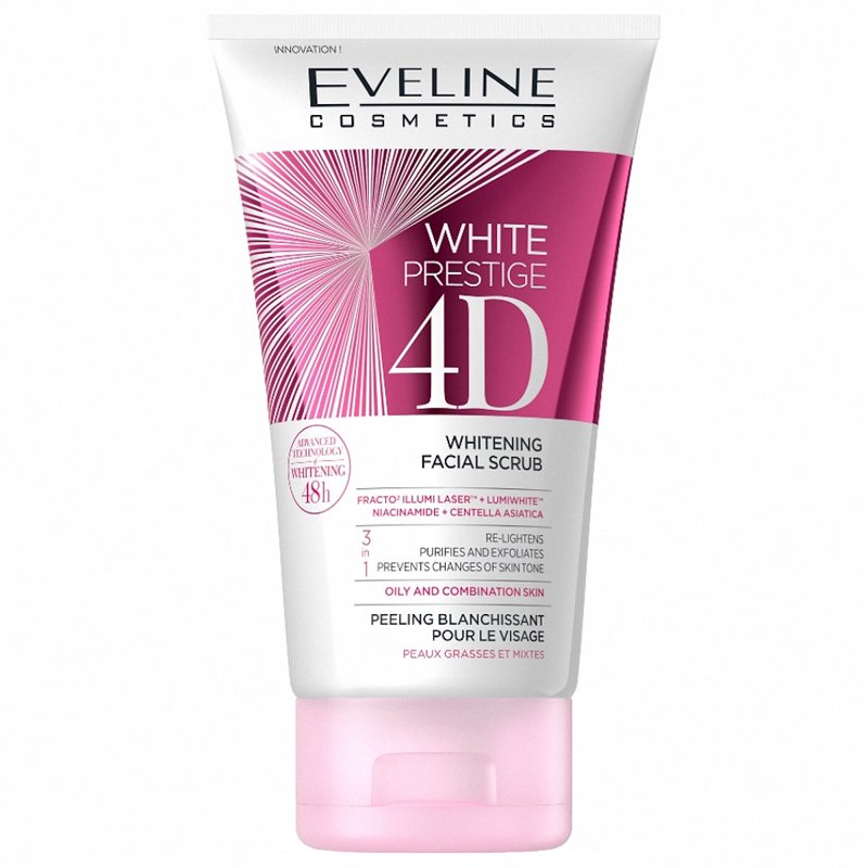 Eveline White Prestige 4D Facial Scrub - Whitening