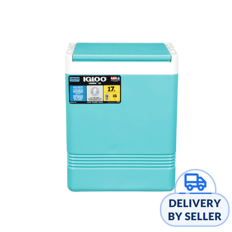 Igloo Legend Ice Cooler Box 17 Quart Hard Insulate- Teal