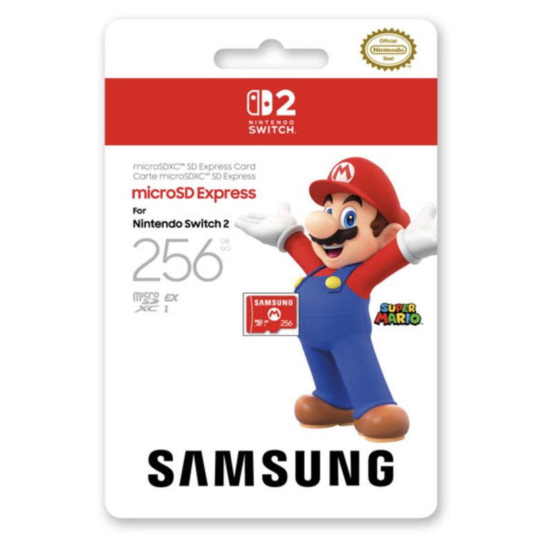 Samsung Official MicroSD Express Card - 256GB (Mario Edition) 1 S