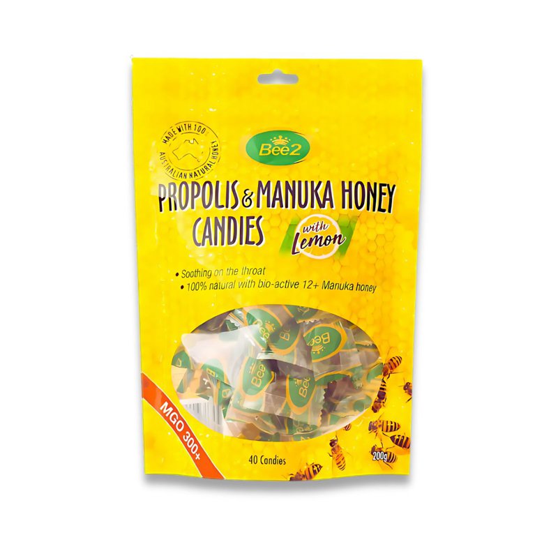 Bee2 Honey Candies - Propolis & Manuka