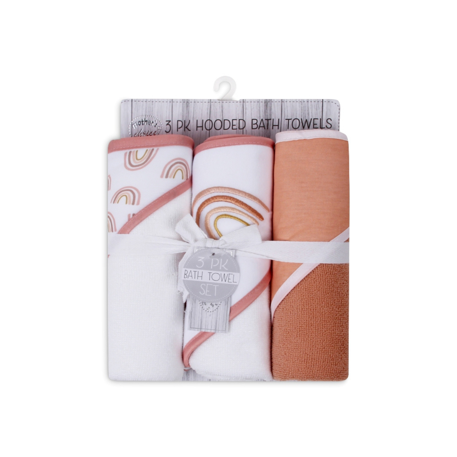 Baby Hooded Towel Set - Rainbow
