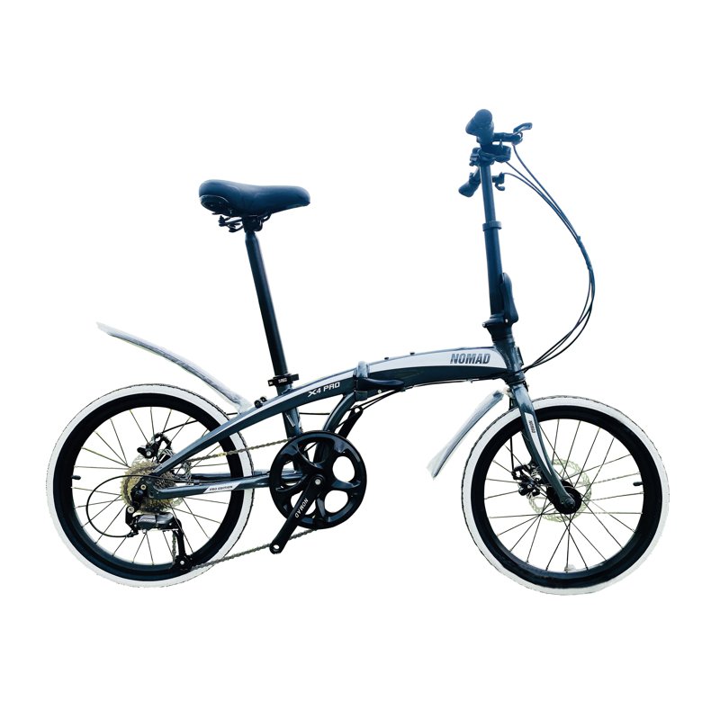 Nomad X4 Pro Aluminium Bicycle 9 Speed Shimano - Grey 1 S