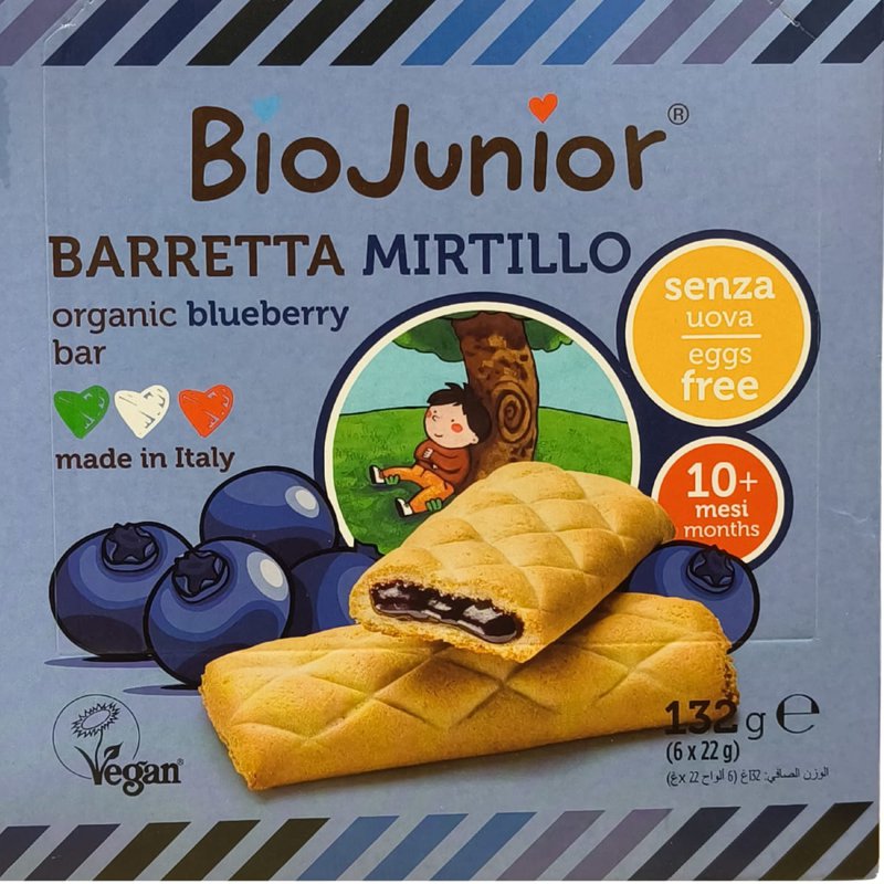 BIOJUNIOR Organic Blueberry Bar