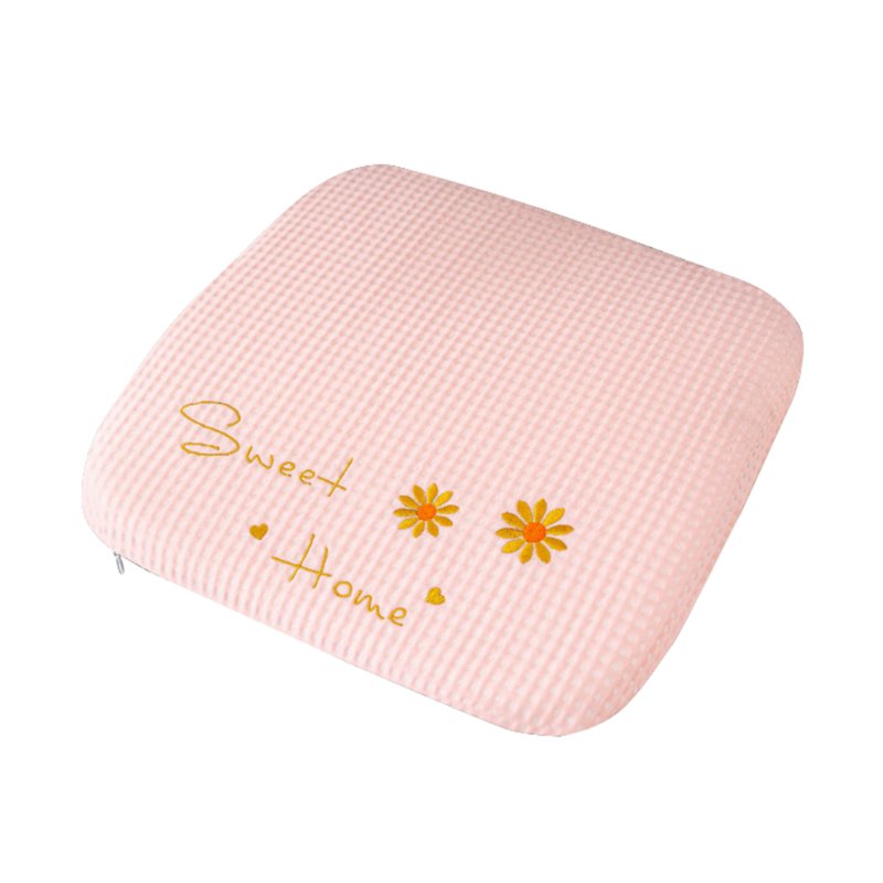 Sweet Home Cooling Daisy Square Chair Seat Cushion - Pink 1 S