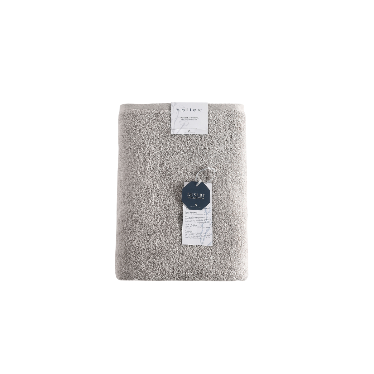 Epitex Spongi 100% Long Staple Cotton Bath Towel - Sand 1 S