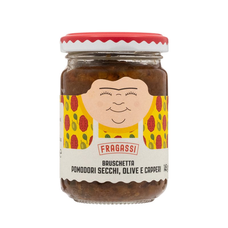 Tenuta Fragassi Bruschetta with Dried Tomatoe, Olives & Caper