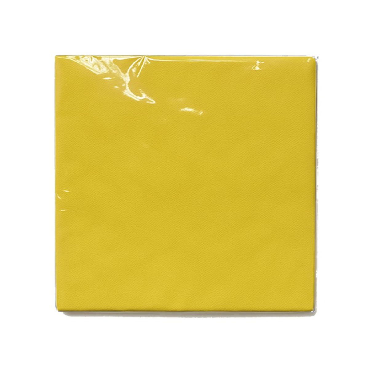 Partyforte Tableware Napkin Unicolour 33x33Cm - Yellow