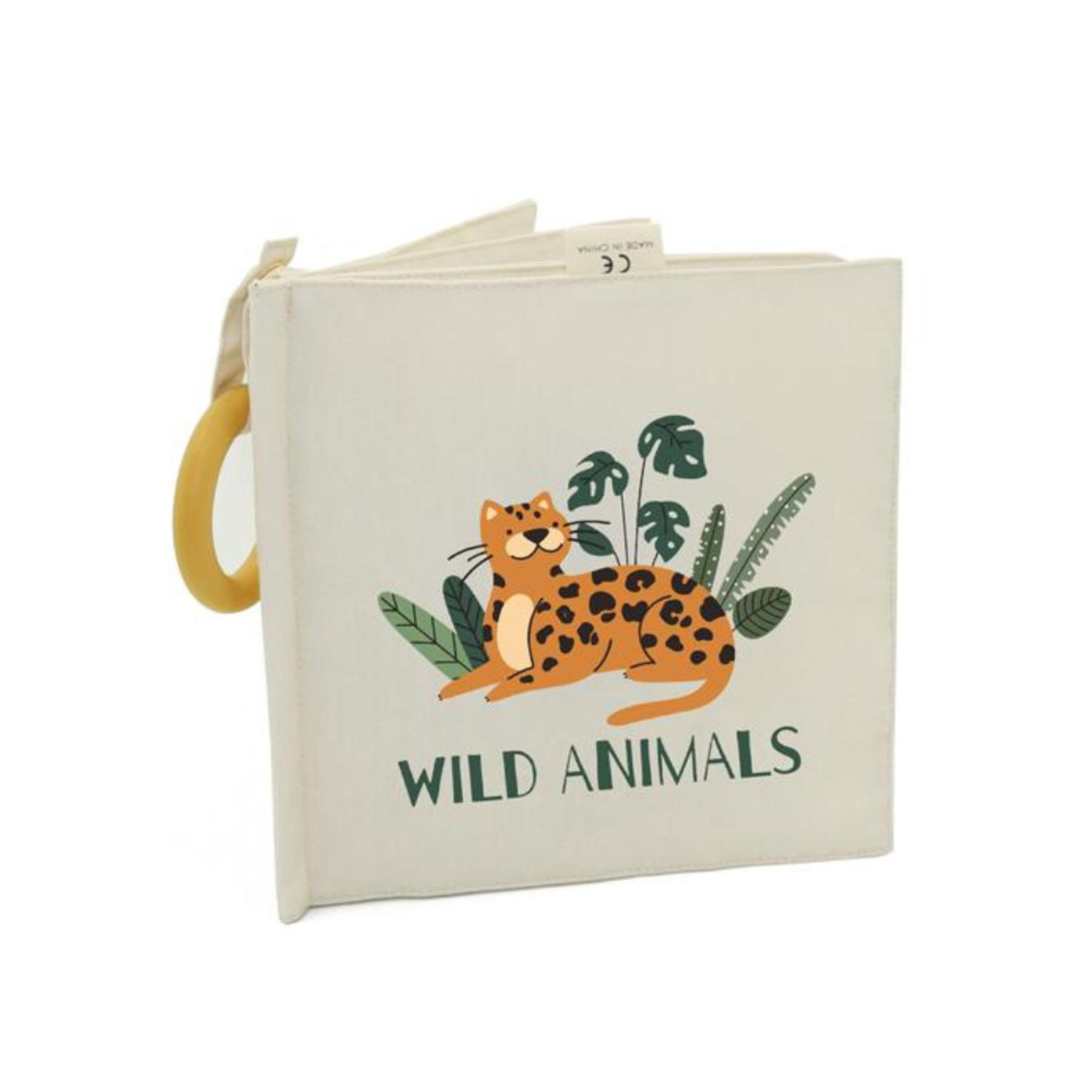 NYZE Soft Baby Cloth Book - Wild Animals & Jungle Safari 1 S
