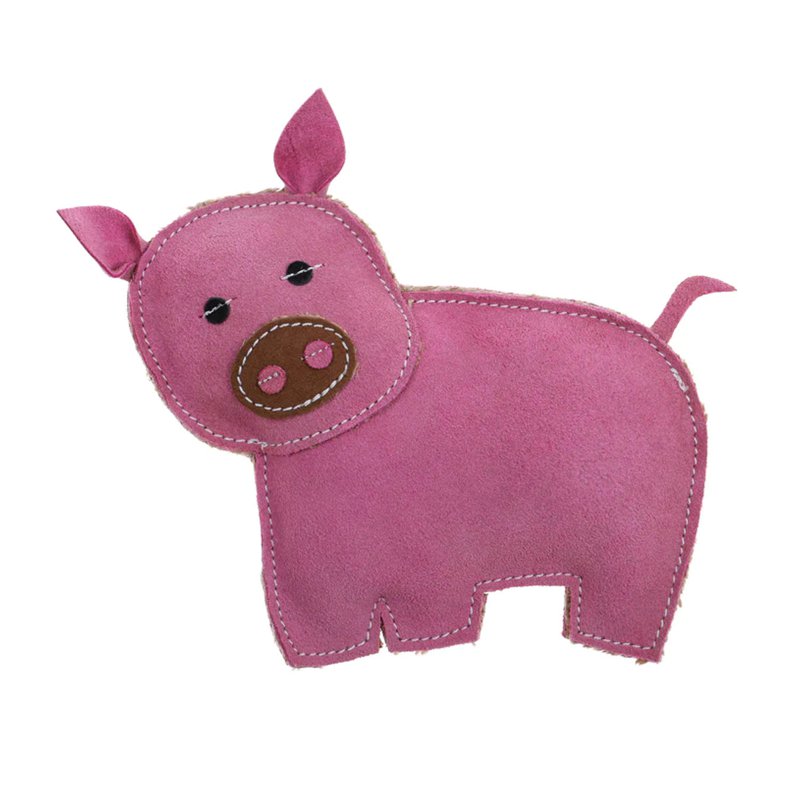 Country Tails Peggy the Pig Dog Toy 1 S