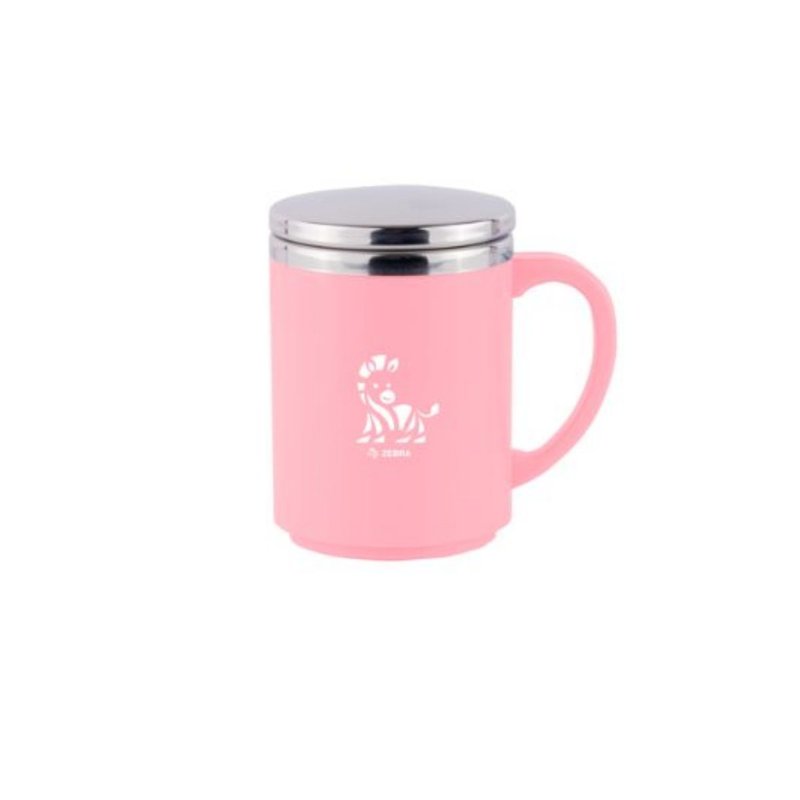 Zebra Stainless Steel Double Wall Mug, Jolly Pink