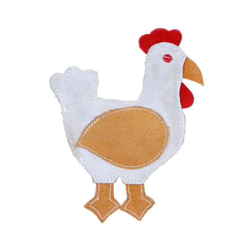 Country Tails Calico the Chicken Dog Toy 1 S