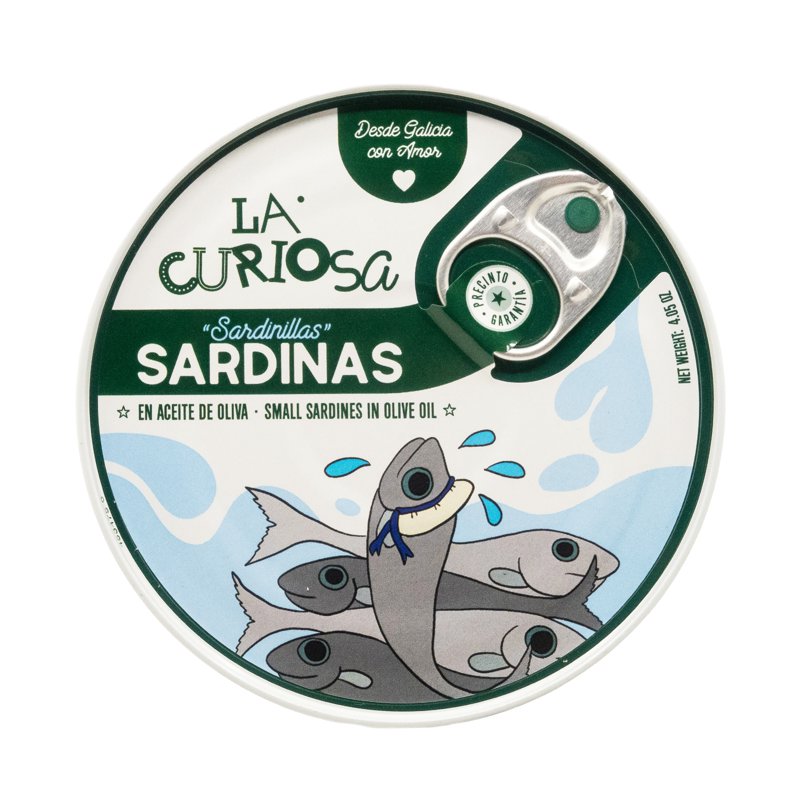 La Curiosa Small Sardines In Olive Oil - 14 to 16 Pieces 110 G