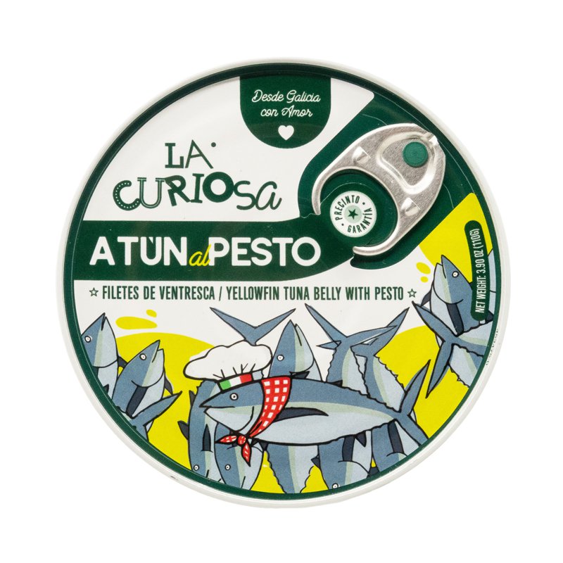 La Curiosa Yellowfin Tuna Belly Fillets With Pesto Sauce